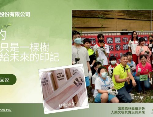 影響力故事｜綠色冀泉創辦人陳宇華：種下的從來不只是一棵樹，而是留給未來的印記
